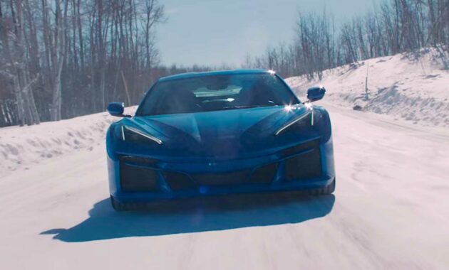 2024 Chevrolet Corvette E-Ray Hybrid Teaser Confirmed Debut January 17th