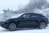 2024 Porsche Cayenne Coupe spied with virtually no camouflage