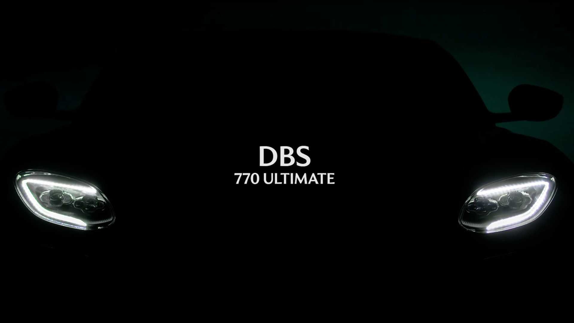 Aston Martin DBS 770 Ultimate Teased For First Time