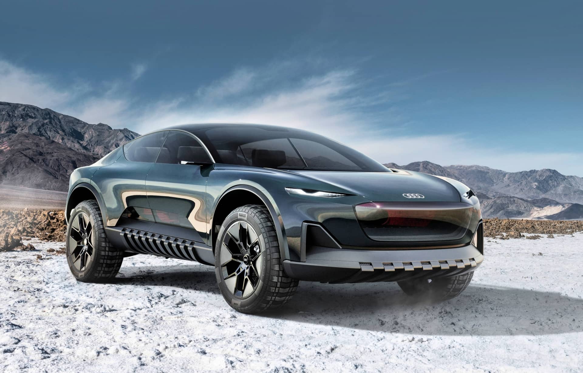 Audi's surprise, an electric 4x4 capable of standing up to Mercedes G-Class and Land Rover Defender