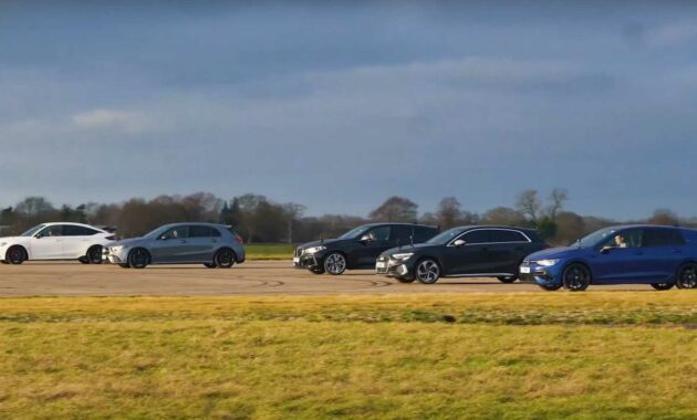 Can the Honda Civic Type R FL5 Win Against Hot Hatch AWD In Drag Race?