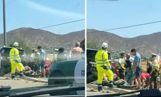 Chile: Multiple accident in Nogales leaves one dead, seven injured: two children