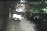 Chile: They catch a Suzuki Vitara going down the Los Tilos de Lota pedestrian staircase (+VIDEO)