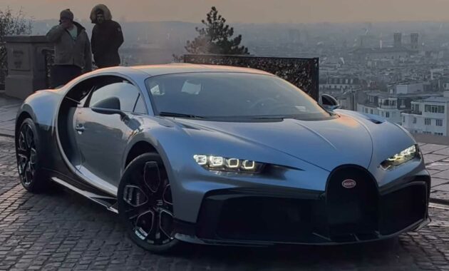 El único Bugatti Chiron Profileée muestra un espectacular Touring en París