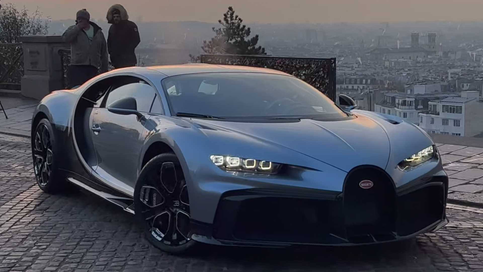 El único Bugatti Chiron Profileée muestra un espectacular Touring en París