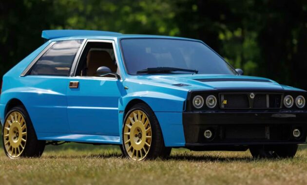 Enjoy The Lancia Delta Futurista Restomod By Hitchhiking As A Passenger