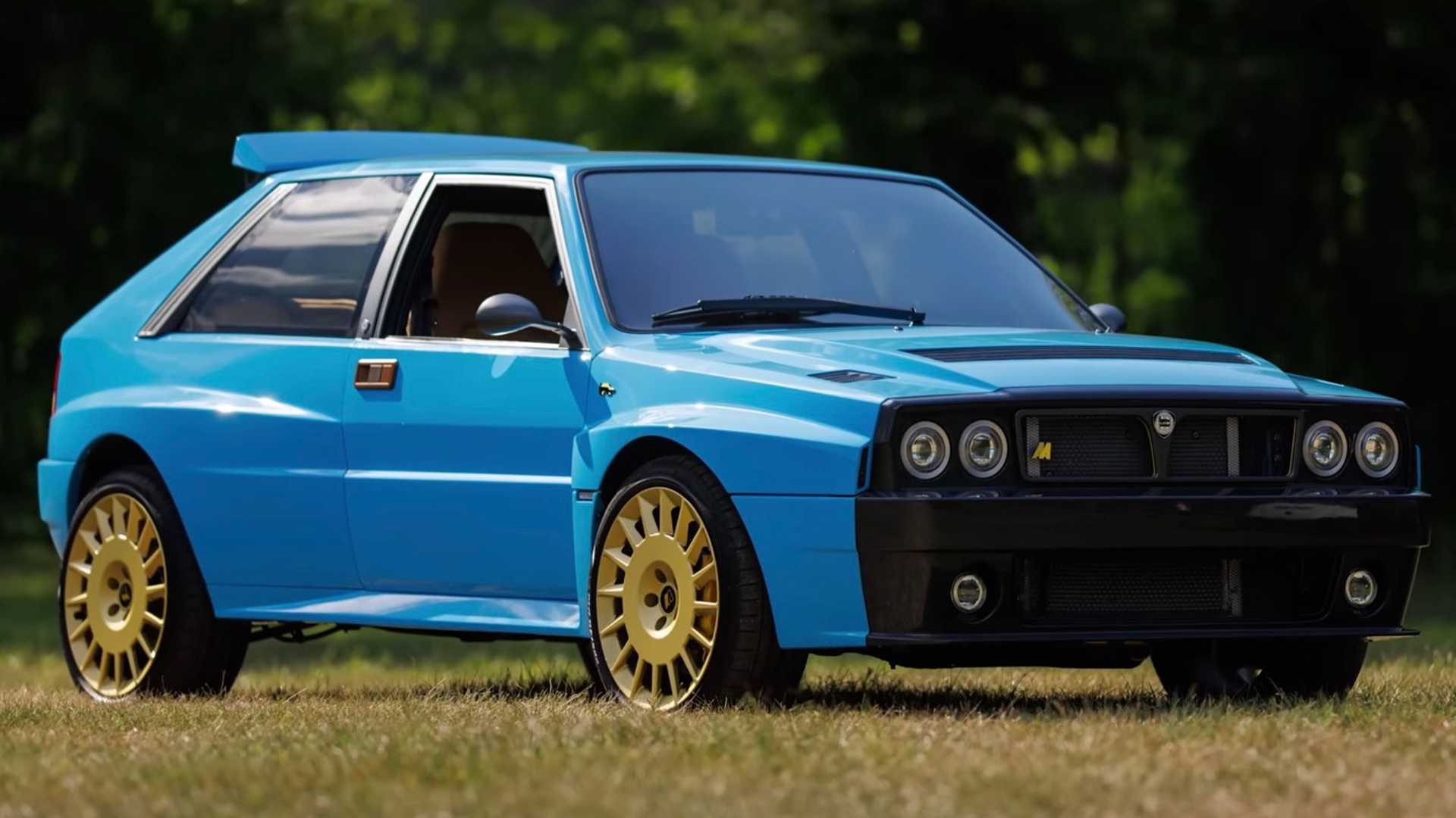 Enjoy The Lancia Delta Futurista Restomod By Hitchhiking As A Passenger