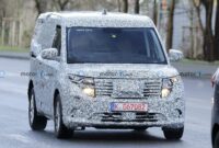 Ford Transit Courier spied for the first time with production bodywork