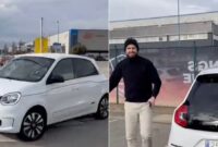 Gerard Piqué arrived at the Kings League in an electric Renault Twingo but look how much it costs (+Video)