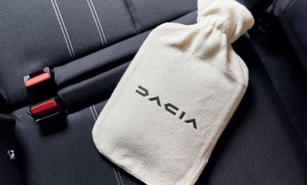 Giving away hot water bottles: Dacia's fun response to subscription heated seats
