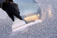 How to remove ice from the windshield quickly and without complications