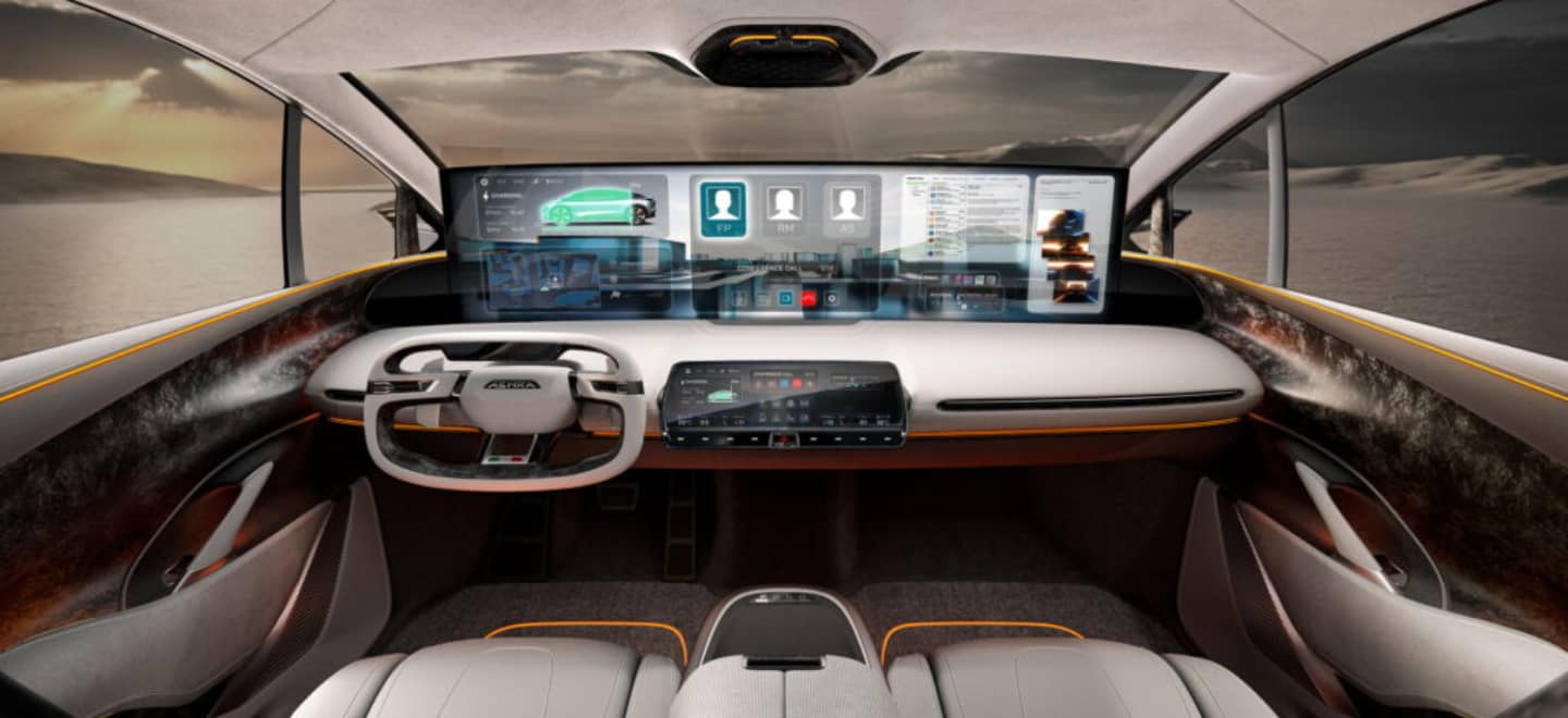 If the movie screen of the new BMW 7 Series seems big to you, wait until you see the one that this Italian SUV has on the dashboard