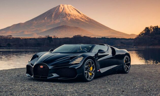 La foto del Bugatti Mistral Roadster de Tokio es una delicia para los ojos