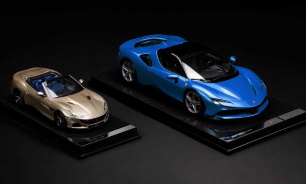 Los nuevos compradores de Ferrari pueden pedir una réplica del modelo a escala de amalgama combinado