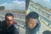 MX: Subject tries to rob a truck and is left hanging from the vehicle in Puebla-Orizaba (+VIDEO)