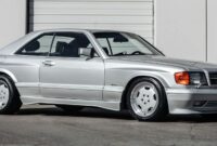 Mercedes 560 SEC 6.0 AMG Widebody, the most yuppie Mercedes