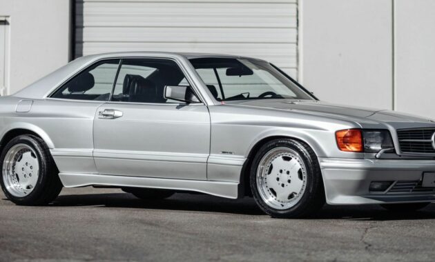 Mercedes 560 SEC 6.0 AMG Widebody, the most yuppie Mercedes