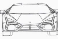 Patent shows Lamborghini Aventor replacement design