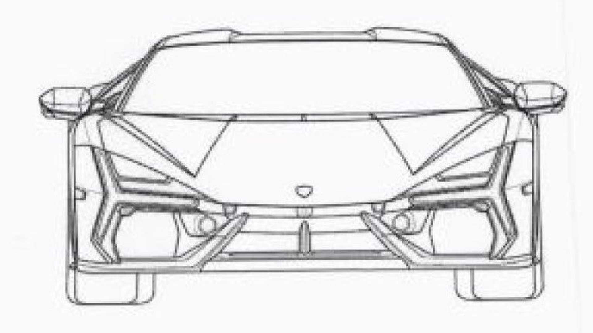 Patent shows Lamborghini Aventor replacement design