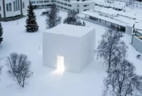 Polestar opens a showroom made of snow (Images)