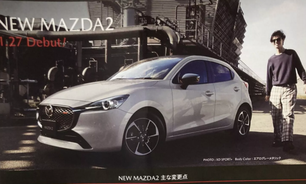 Reveal brochure of the renewed Mazda2 2023 before its official presentation this January 27 (+ Images)