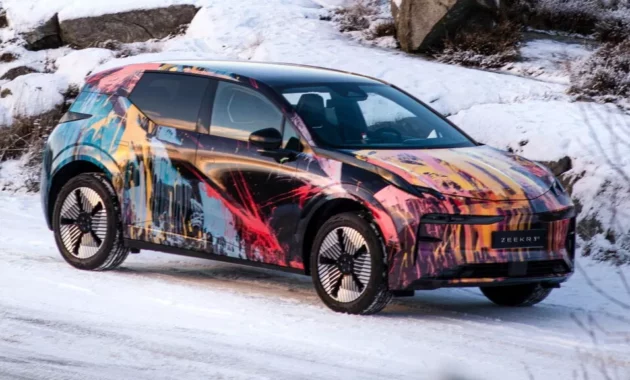 Teaser of the new electric model of Zeekr that debuts this year