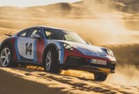 The Porsche 911 Dakar dresses in Martini, but it will not be as exclusive a 'suit' as Rothmans