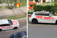 They painted his car with Spray and it goes viral on TikTok: "Paolo Mesia, unfaithful, liar" (+Video)