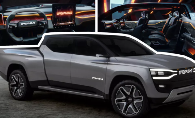 They present the Ram 1500 Revolution BEV Concept, with folding seats in the third row and autonomy level 3 (+ Images)