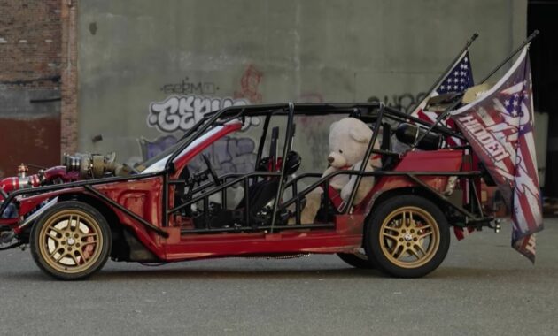 This BMW 325i E36 came out of a scrapyard, and was transformed into a 1,200 hp kart