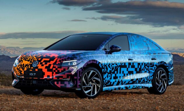 Volkswagen ID.7 Electric Sedan Debuts At CES, Aimed For The US