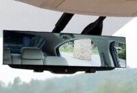 What is a panoramic mirror and how can it help you avoid blind spots?