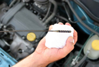 What is the correct level of engine oil?