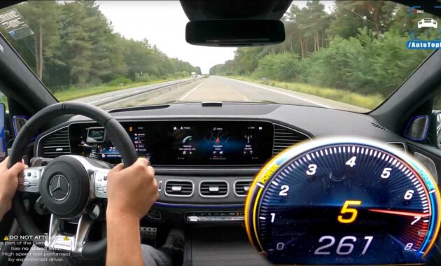 ब्रैबस-ट्यून्ड मर्सिडीज-एएमजी जीएलएस 63 ने 162 एमपीएच पर ऑटोबैन को उड़ा दिया