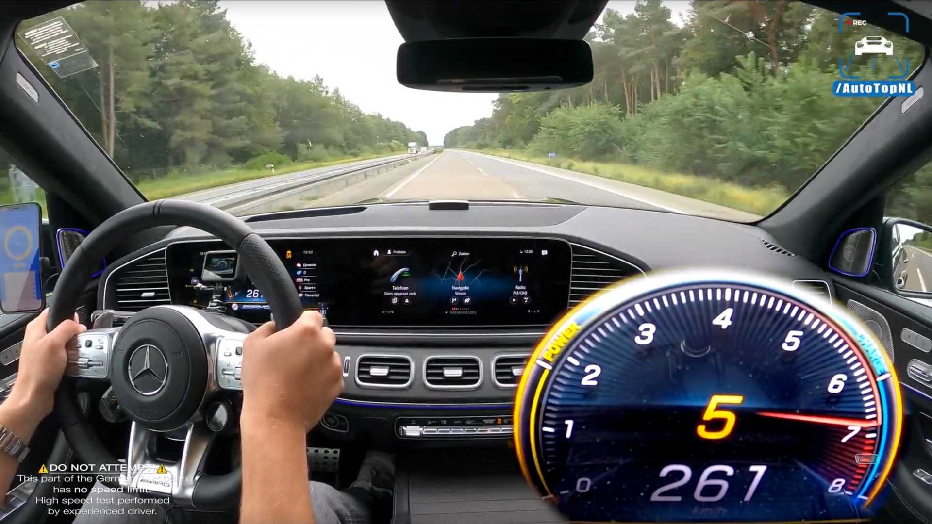 ब्रैबस-ट्यून्ड मर्सिडीज-एएमजी जीएलएस 63 ने 162 एमपीएच पर ऑटोबैन को उड़ा दिया