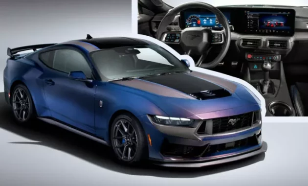 2024 Ford Mustang Dark Horse Comes With Color-Change Blue Paint And Optional Appearance Package (+Images)