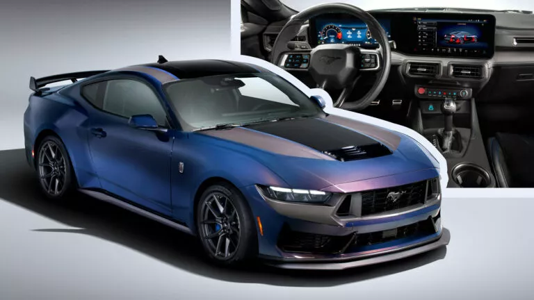 2024 Ford Mustang Dark Horse Comes With Color-Change Blue Paint And Optional Appearance Package (+Images)