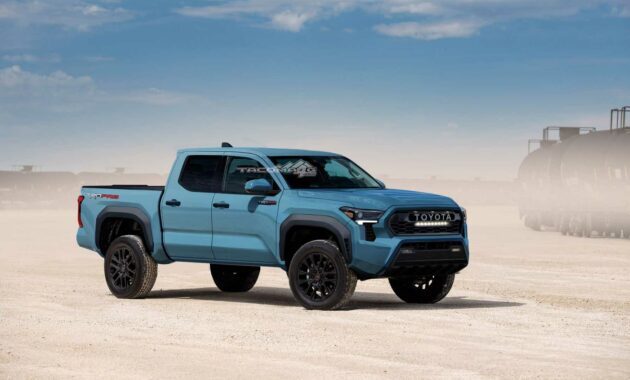 2024 Toyota Tacoma TRD Pro Rendered Based on Patented Images