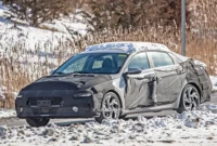 First spy images of the 2025 Hyundai Elantra