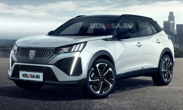 Peugeot 2024 Facelift 2008 Rendered After First Spy Photos