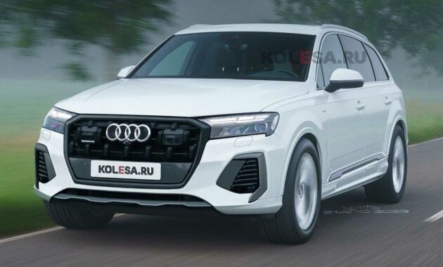 Remodelación facial del Audi Q7 2024 basada en las primeras fotos espía