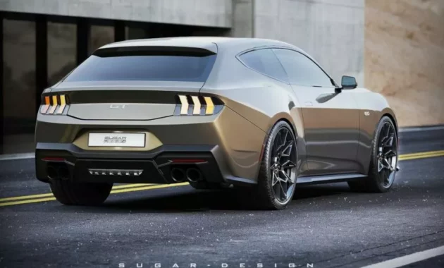 Rendering imagines 2024 Ford Mustang concept as Shooting Brake (+ Images)