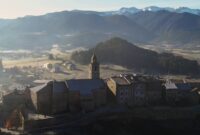 Route through Lleida with the N-260 road as the common thread