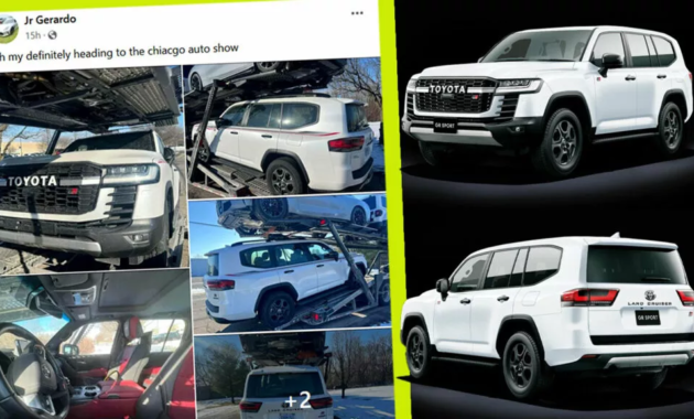 Spy photos capture the new Toyota Land Cruiser GR Sport in the US