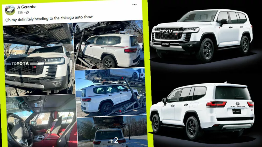 Spy photos capture the new Toyota Land Cruiser GR Sport in the US