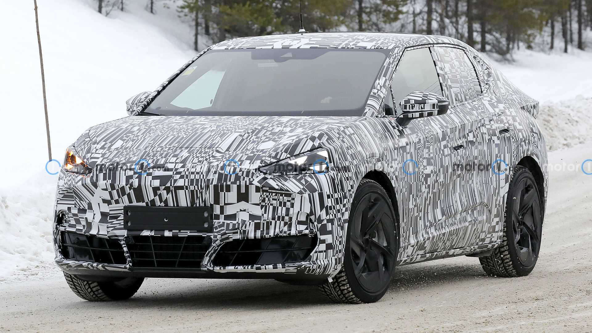 The 2024 Cupra Tavascan Electric SUV Peeked With a Production Body