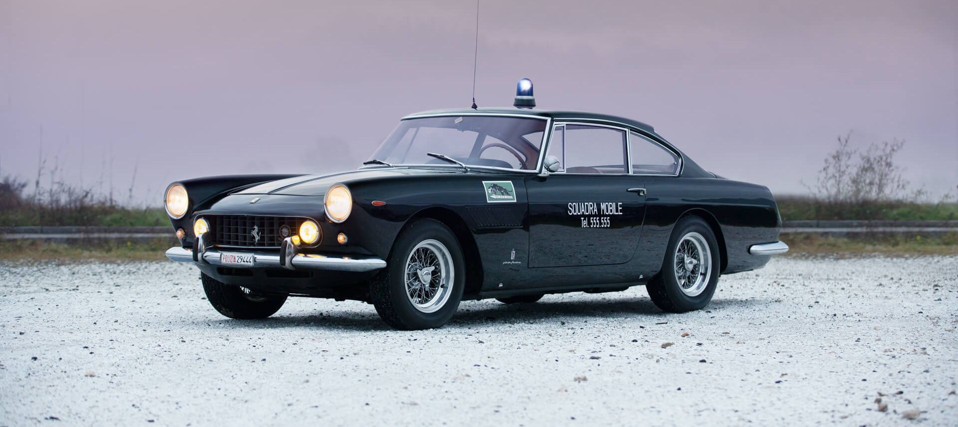 The exciting story of the only police Ferrari 250 GTE