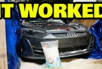 The flooded Audi e-tron GT that was resurrected thanks to rice