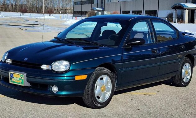 This 1997 Plymouth Neon Has 11k Miles, Signature From Super Bowl Champs
