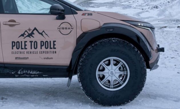 This is the electric car with which Nissan wants to travel the almost 30,000 kilometers that separate both Poles